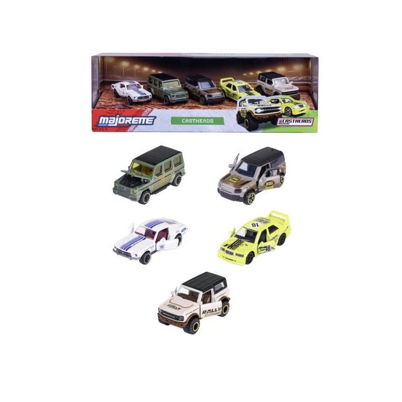 MAJORETTE - Majo CastHeads 5 Pcs Giftpack - des 3 ans MAJORETTE - Majo CastHeads 5 Pcs Giftpack - des 3 ans