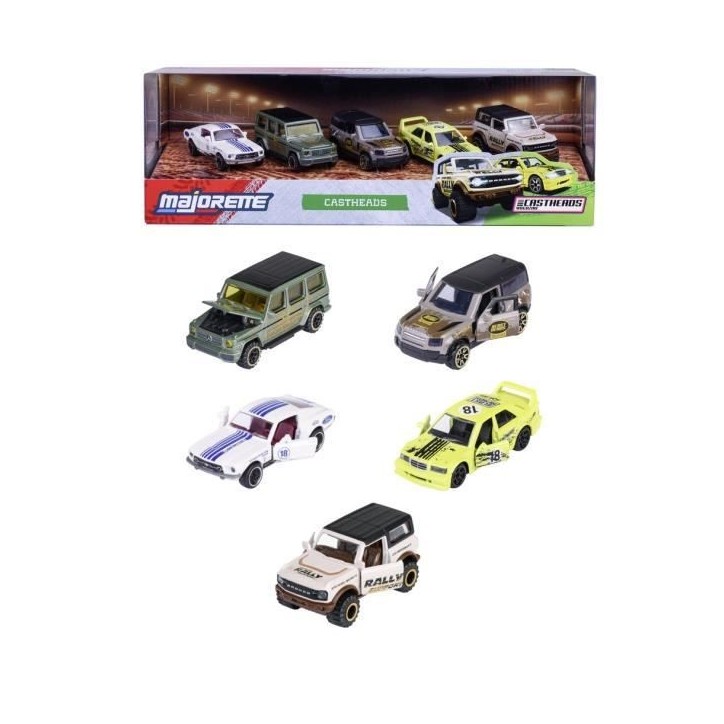 MAJORETTE - Majo CastHeads 5 Pcs Giftpack - des 3 ans MAJORETTE - Majo CastHeads 5 Pcs Giftpack - des 3 ans