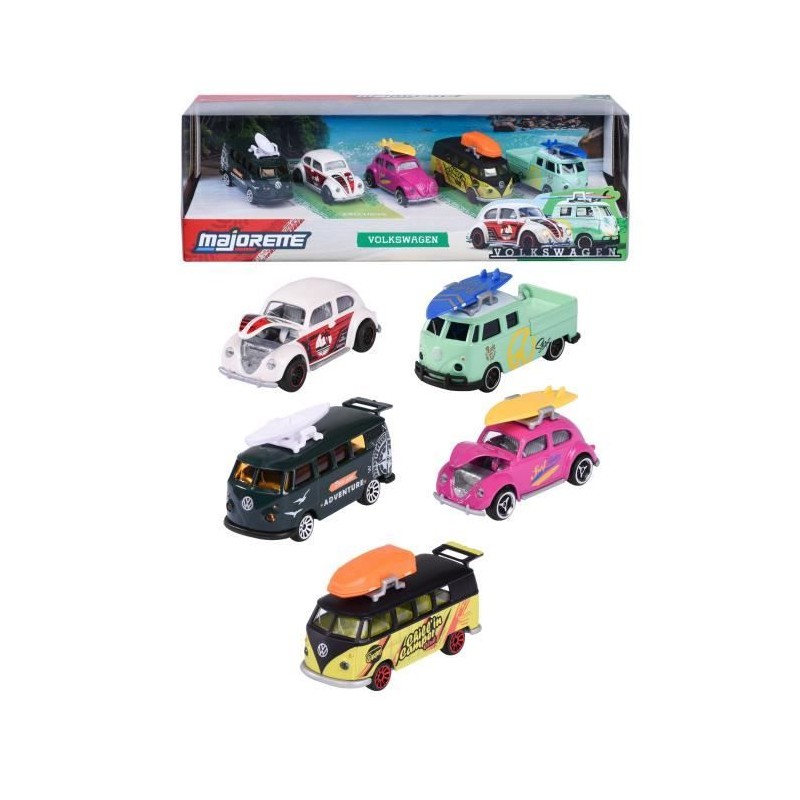 MAJORETTE - Majo VW 5 Pcs Giftpack_ - des 3 ans MAJORETTE - Majo VW 5 Pcs Giftpack_ - des 3 ans