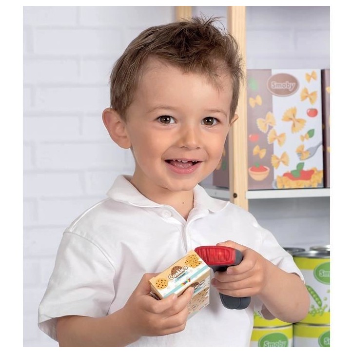 Smoby grande caisse enregistreuse - 30 accessoires inclus - des 3 ans Smoby grande caisse enregistreuse - 30 accessoires inclus - des 3 ans