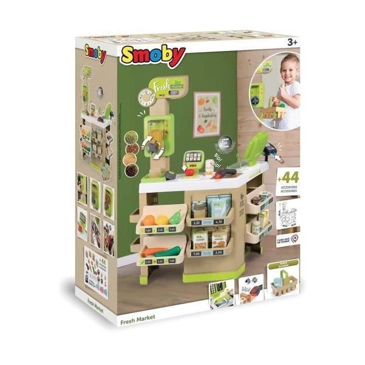 Smoby Fresh market - Marchande représentant un magasin bio - des 3 ans Smoby Fresh market - Marchande représentant un magasin bio - des 3 ans