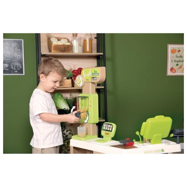 Smoby Fresh market - Marchande représentant un magasin bio - des 3 ans Smoby Fresh market - Marchande représentant un magasin bio - des 3 ans