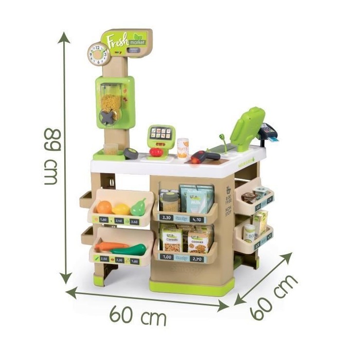 Smoby Fresh market - Marchande représentant un magasin bio - des 3 ans Smoby Fresh market - Marchande représentant un magasin bio - des 3 ans