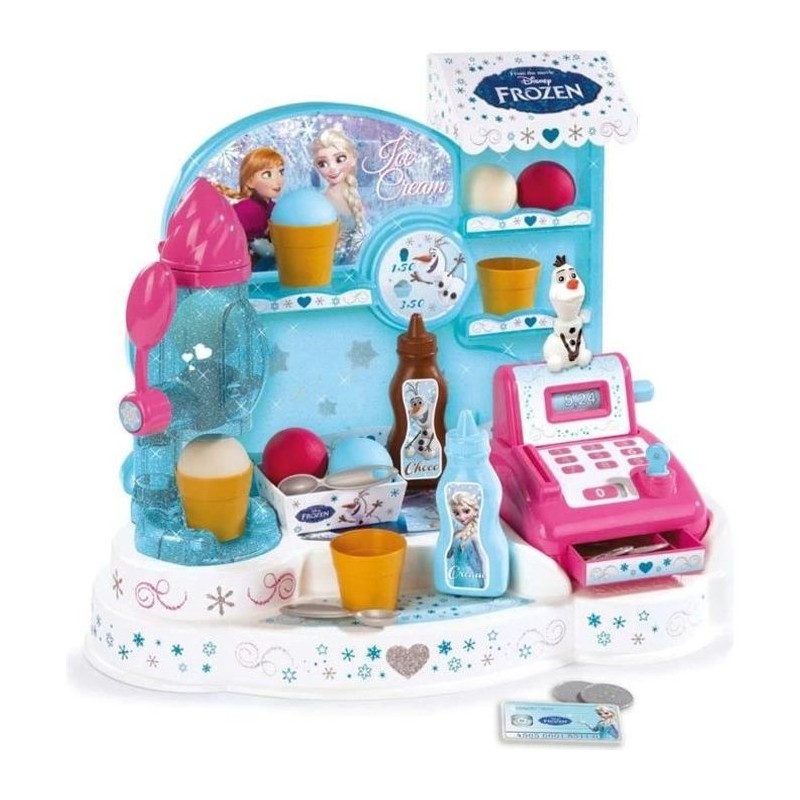 Smoby - La Reine des Neiges - Marchande de Glaces - Caisse Enregistreu Smoby - La Reine des Neiges - Marchande de Glaces - Caisse Enregistreu