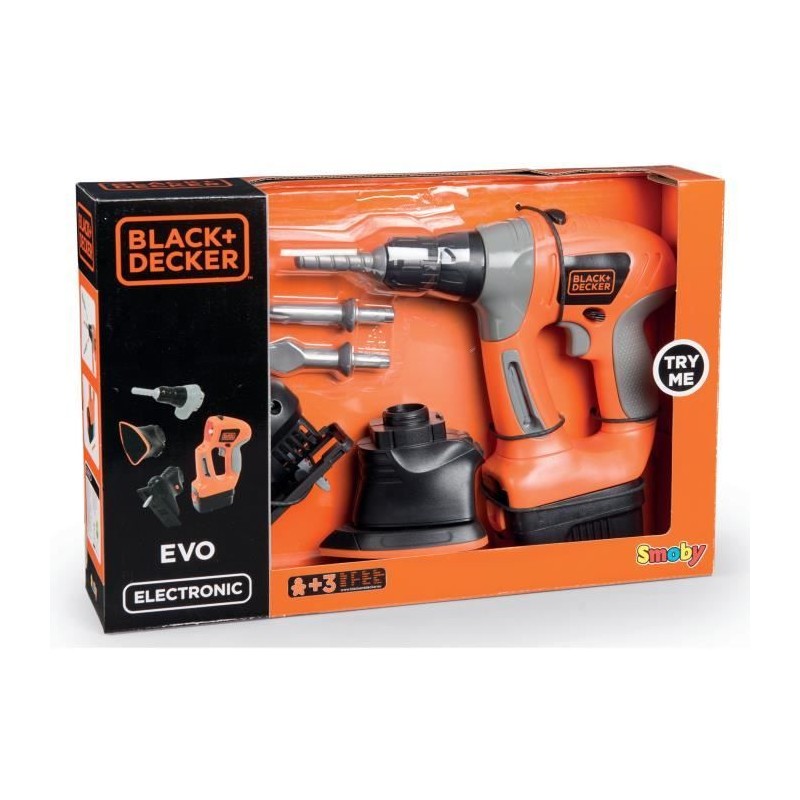 Smoby - BLACK+DECKER - EVO Electronique Smoby - BLACK+DECKER - EVO Electronique