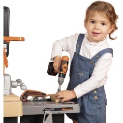 SMOBY - Black and Decker - Mega center - 3 parties : mécanique, plomb
