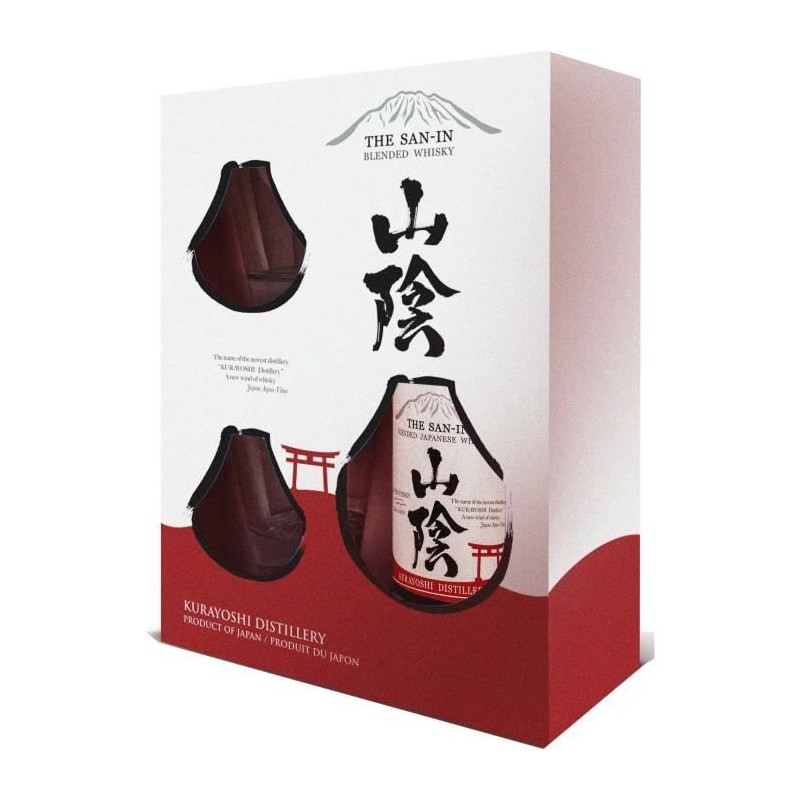 The San-In - Coffret + 2 Verres - Blended Whisky - 70cl - 40,0 % Vol. The San-In - Coffret + 2 Verres - Blended Whisky - 70cl - 40,0 % Vol.