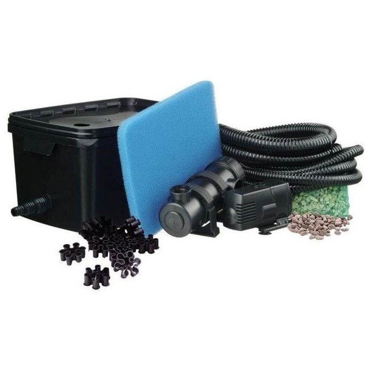 Ubbink Ensemble de filtres d'étang FiltraPure 2000 L 16 L avec pompe 401417 Ubbink Ensemble de filtres d'étang FiltraPure 2000 L 16 L avec pompe 401417
