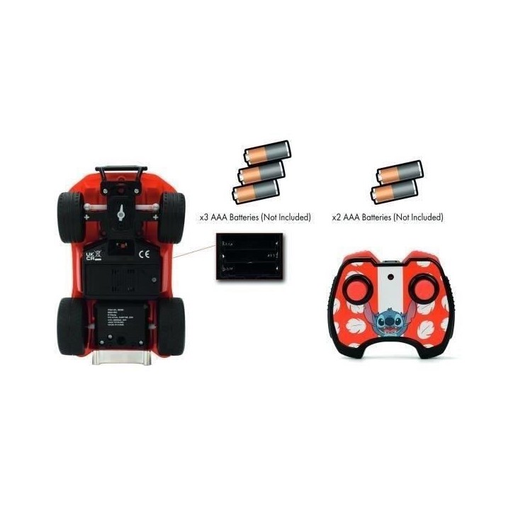 JADA - Véhicule Radiocommandé - Stitch Buggy 1/24 - des 6 ans