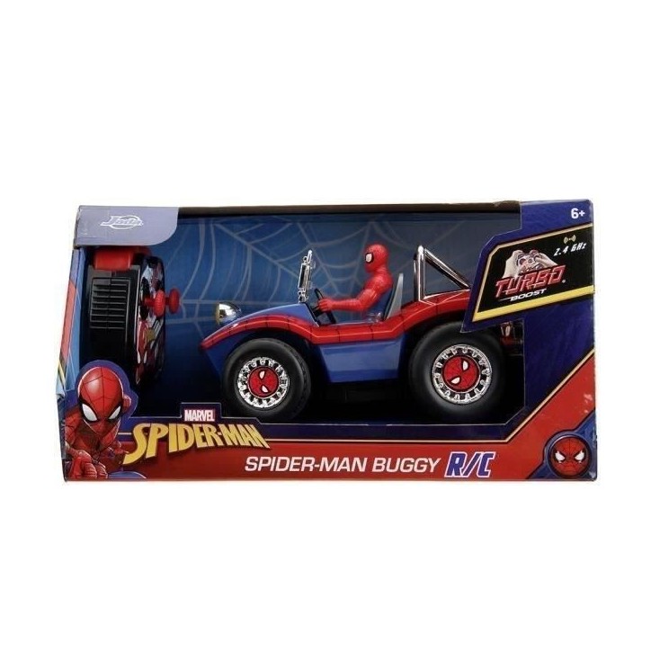 JADA - Jada Marvel RC Spiderman Buggy 1/24 - des 6 ans JADA - Jada Marvel RC Spiderman Buggy 1/24 - des 6 ans