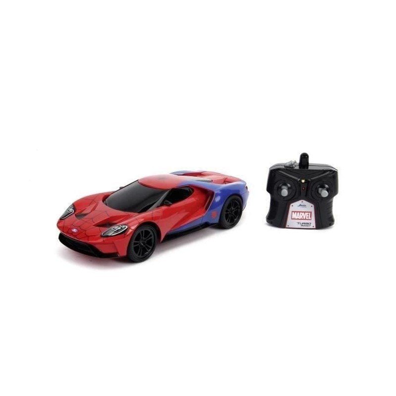 JADA - Marvel Spiderman RC 1/16 Ford GT - des 6 ans JADA - Marvel Spiderman RC 1/16 Ford GT - des 6 ans