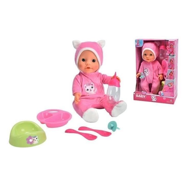 SIMBA - New Baby Born - Pyjama Chat - des 3 ans SIMBA - New Baby Born - Pyjama Chat - des 3 ans