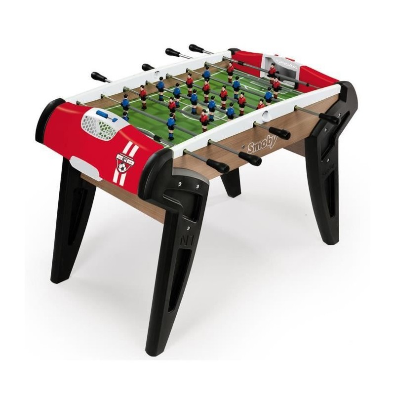 Baby Foot Smoby N°1 Evolution - Poignées Ergonomiques - Compteur de Baby Foot Smoby N°1 Evolution - Poignées Ergonomiques - Compteur de
