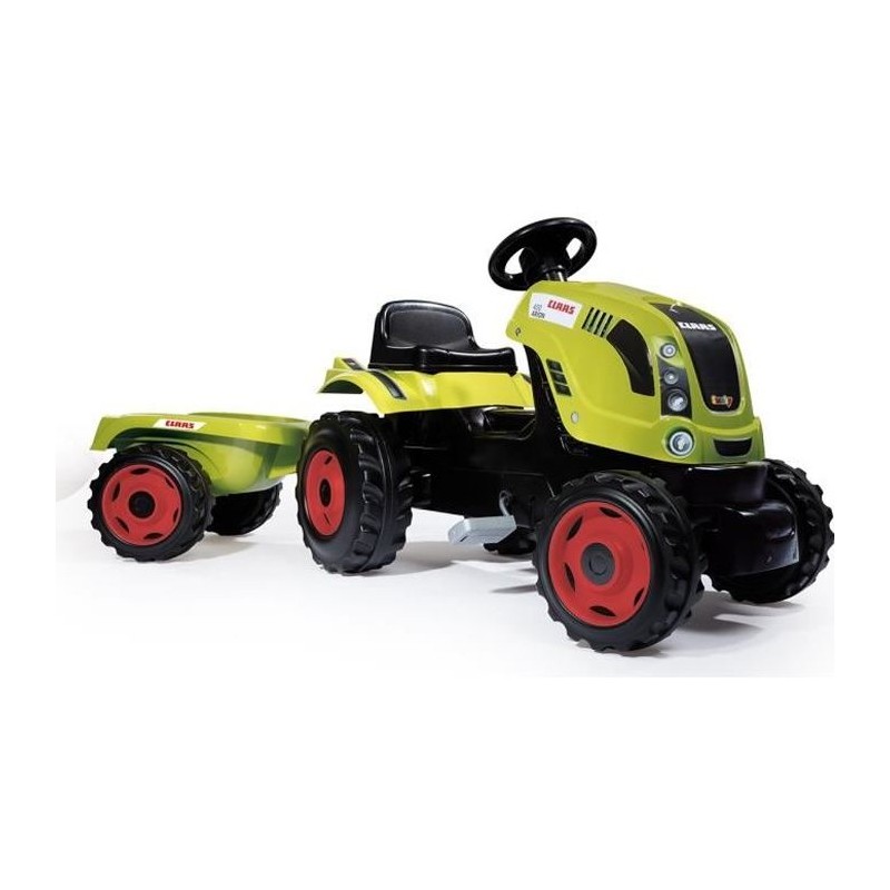 Tracteur a pédales Farmer XL + Remorque - SMOBY - CLAAS - Siege ajust Tracteur a pédales Farmer XL + Remorque - SMOBY - CLAAS - Siege ajust