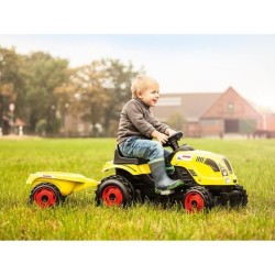 Tracteur a pédales Farmer XL + Remorque - SMOBY - CLAAS - Siege ajust