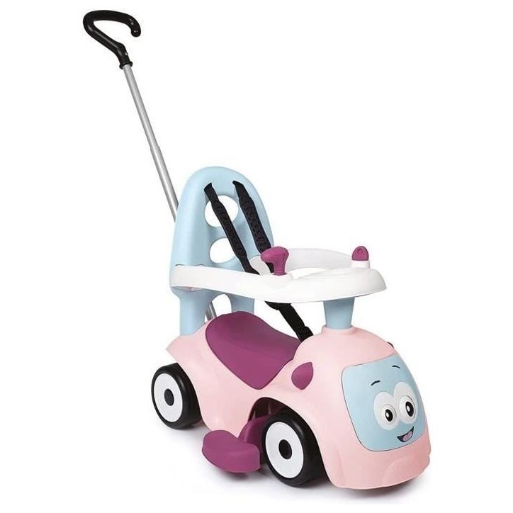 Smoby - Porteur Maestro Balade Rose - Pour Enfant Des 6 Mois - Evolutif - Roues Silencieuses - Klaxon