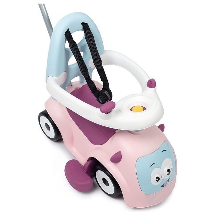 Smoby - Porteur Maestro Balade Rose - Pour Enfant Des 6 Mois - Evolutif - Roues Silencieuses - Klaxon