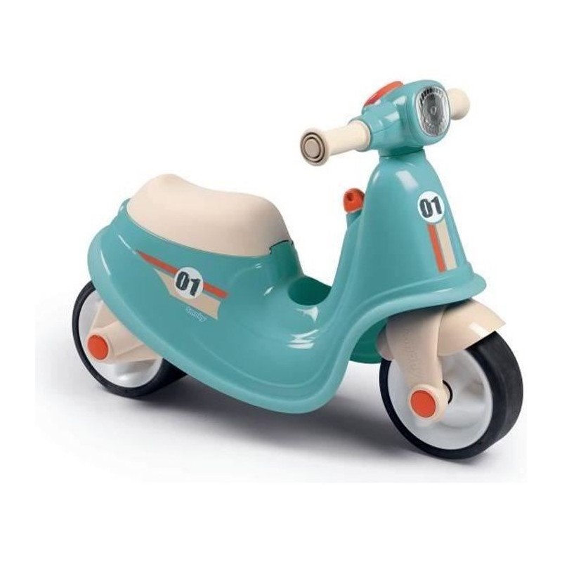 Porteur Scooter - Smoby - Bleu - Pour Bébé de 18 mois - Coffre a jou Porteur Scooter - Smoby - Bleu - Pour Bébé de 18 mois - Coffre a jou