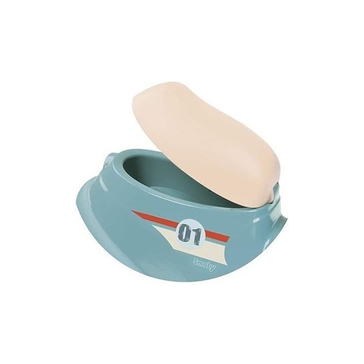 Porteur Scooter - Smoby - Bleu - Pour Bébé de 18 mois - Coffre a jouets sous le siege - L?64,5 x l34 x H47,5 cm