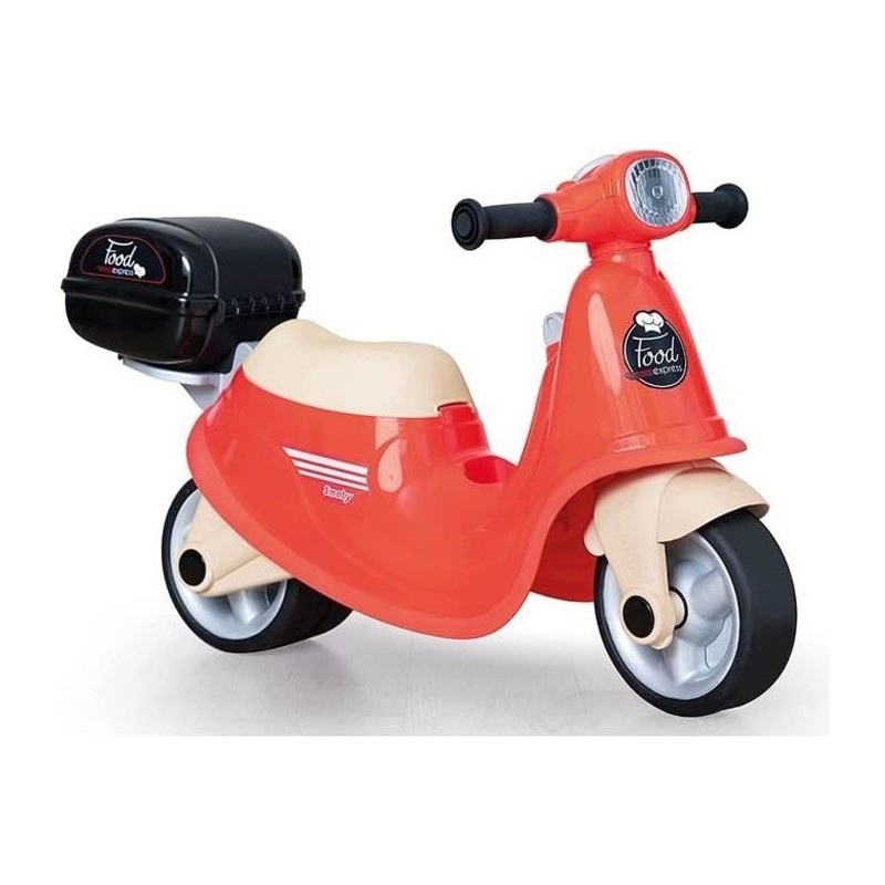 Porteur Scooter Food Express - Smoby - Roues Silencieuses - Porte-Baga Porteur Scooter Food Express - Smoby - Roues Silencieuses - Porte-Baga