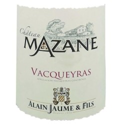 Alain Jaume Château Mazane 2023 Vacqueyras - Vin rouge des Côtes du