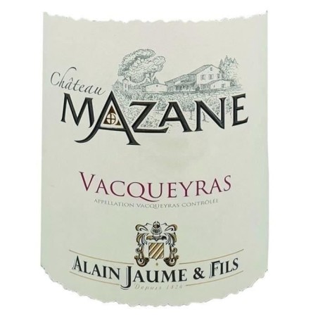 Alain Jaume Château Mazane 2023 Vacqueyras - Vin rouge des Côtes du Rhône