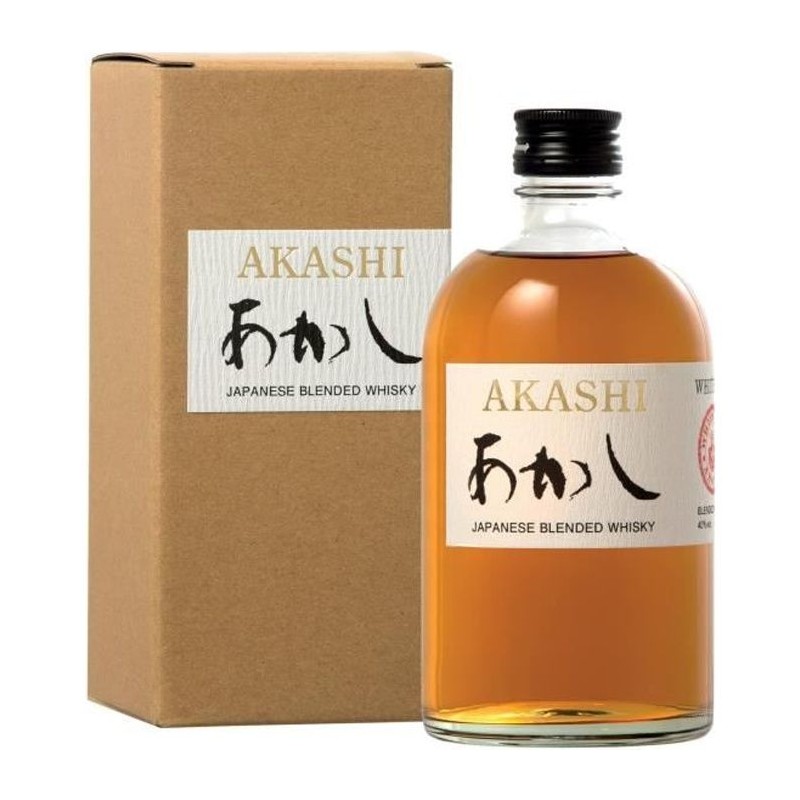 Whisky Akashi - Blended Whisky - Japon - 40%vol - 50cl avec étui Whisky Akashi - Blended Whisky - Japon - 40%vol - 50cl avec étui