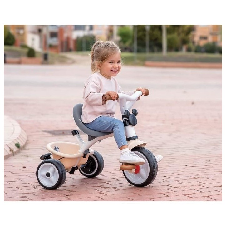 Smoby - Tricycle Mickey évolutif enfant - 3 roues - Multicolore
