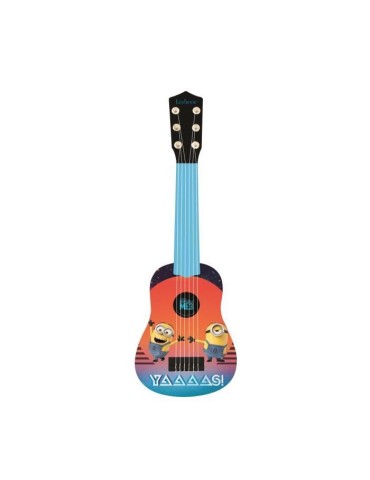 Guitare pour enfant Les Minions - LEXIBOOK - Ma Premiere Guitare - Hauteur 53 cm - Guide d'apprentissage inclus