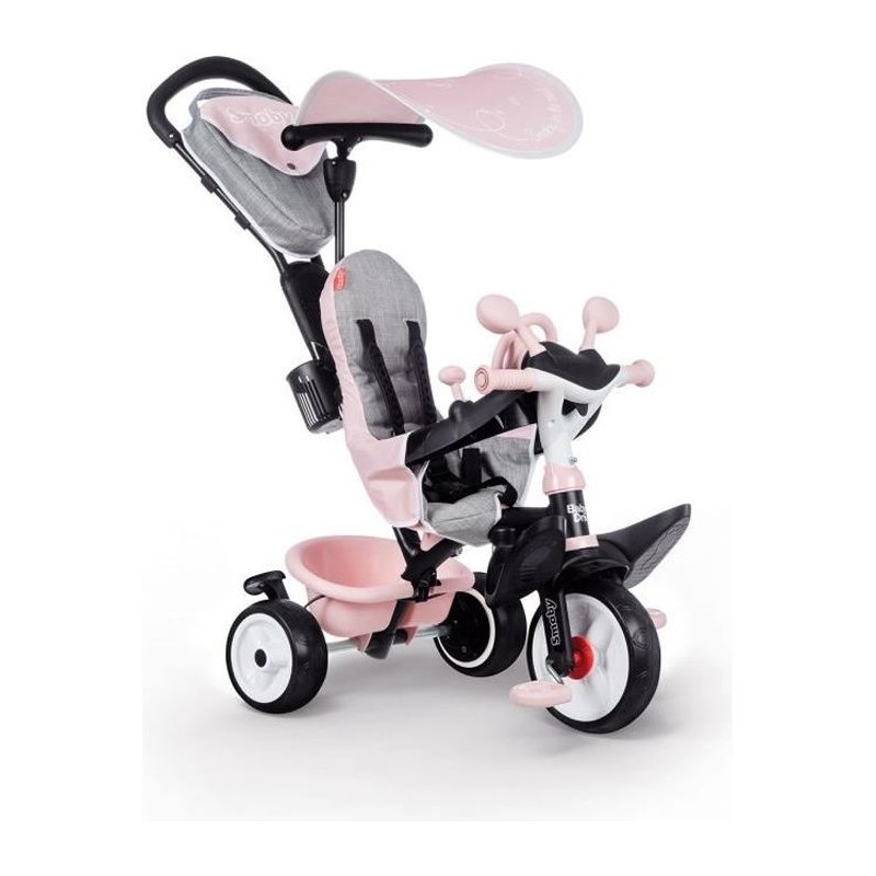 Tricycle évolutif Smoby Baby Driver Plus - Rose Tricycle évolutif Smoby Baby Driver Plus - Rose
