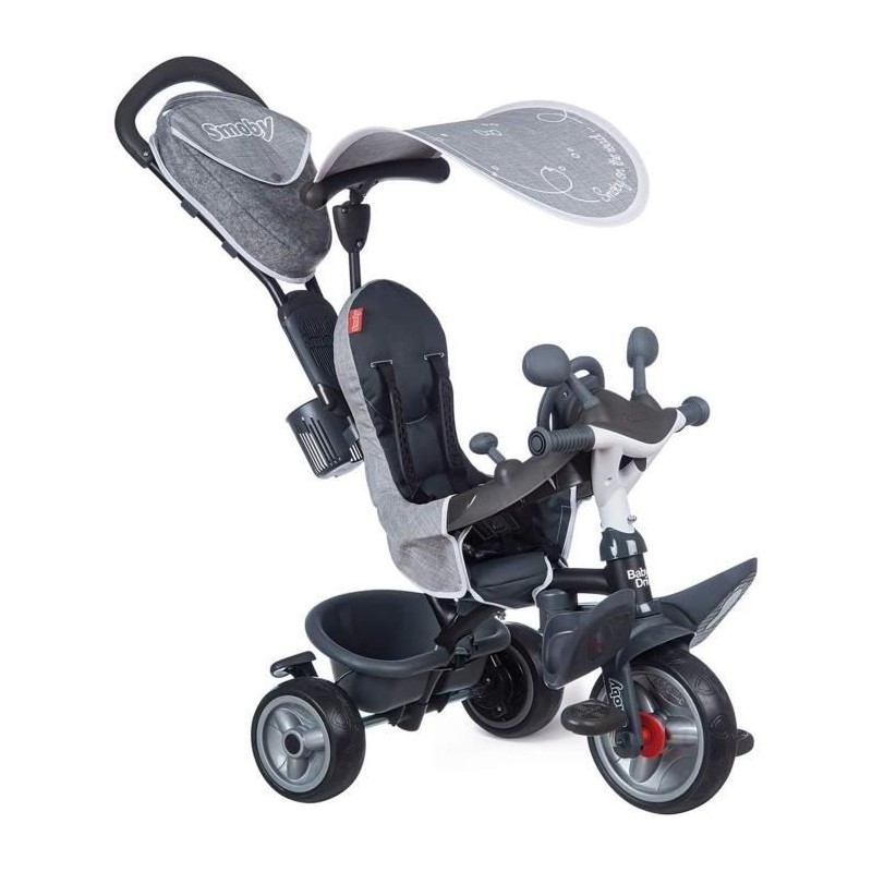 SMOBY Tricycle enfant évolutif Baby Driver Plus - Structure métal - SMOBY Tricycle enfant évolutif Baby Driver Plus - Structure métal -