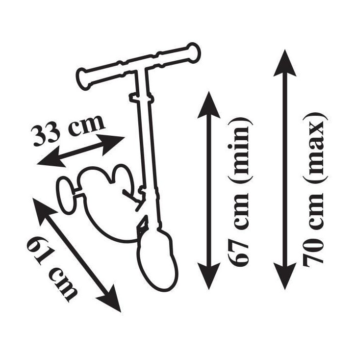 SMOBY - Reine des Neiges - Patinette 3 roues silencieuses - Guidon réglable - Trottinette enfant en bois et métal SMOBY - Reine des Neiges - Patinette 3 roues silencieuses - Guidon réglable - Trottinette enfant en bois et métal