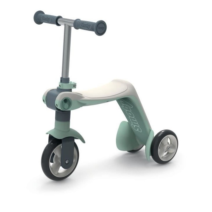 SMOBY - Draisienne transformable en patinette - 3 roues - pour bébé de 18 mois a 4 ans SMOBY - Draisienne transformable en patinette - 3 roues - pour bébé de 18 mois a 4 ans