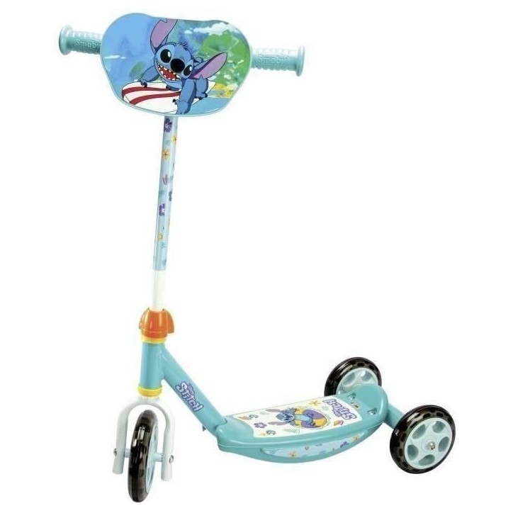 Smoby -Patinette 3 Roues Stitch - Structure en métal - Guidon ajustable - Repose-pied antidérapant - Des 3 ans Smoby -Patinette 3 Roues Stitch - Structure en métal - Guidon ajustable - Repose-pied antidérapant - Des 3 ans