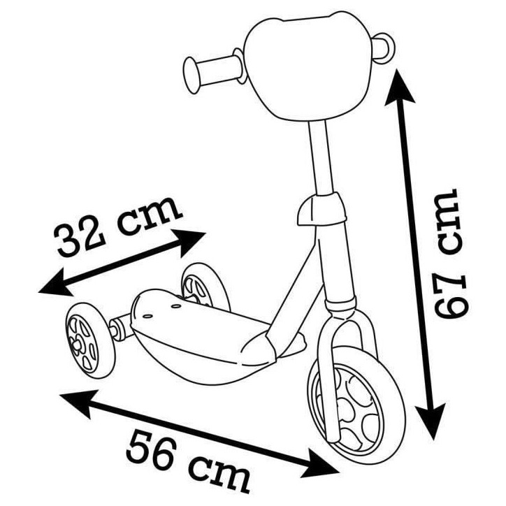Smoby -Patinette 3 Roues Stitch - Structure en métal - Guidon ajustable - Repose-pied antidérapant - Des 3 ans Smoby -Patinette 3 Roues Stitch - Structure en métal - Guidon ajustable - Repose-pied antidérapant - Des 3 ans