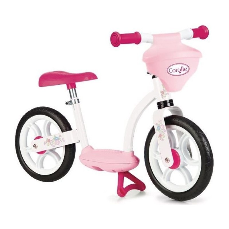 Draisienne - SMOBY - Corolle - Rose - 2 roues - Porte-poupon intégré Draisienne - SMOBY - Corolle - Rose - 2 roues - Porte-poupon intégré
