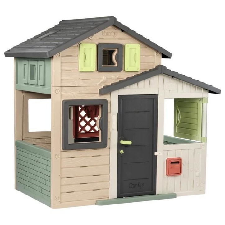Smoby Life - Maison Friends House Evo - Moderne et spacieuse - Portillon - Boite aux Lettres - Des 3 ans Smoby Life - Maison Friends House Evo - Moderne et spacieuse - Portillon - Boite aux Lettres - Des 3 ans