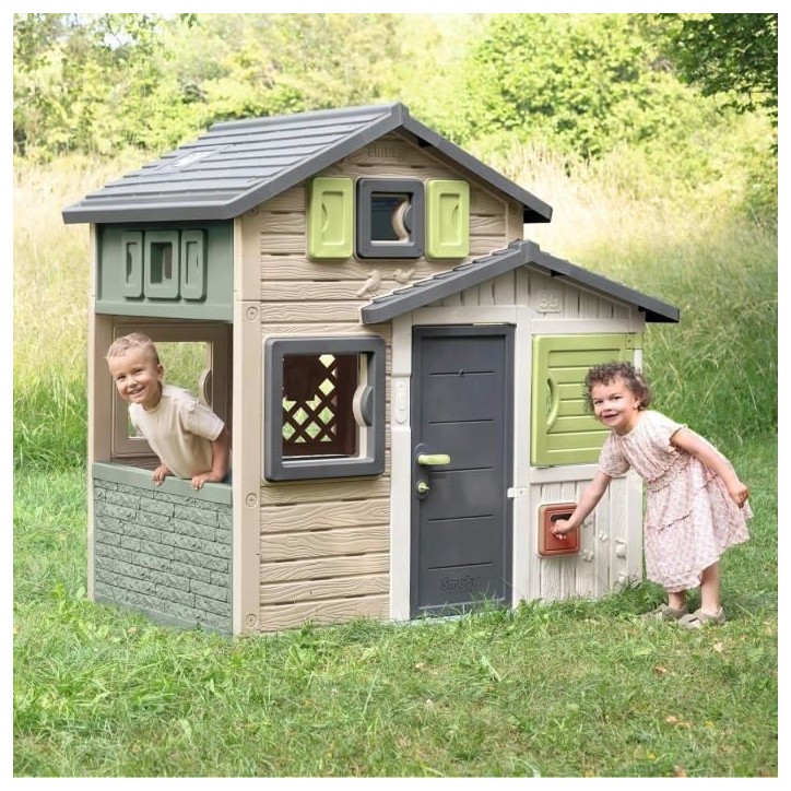 Smoby Life - Maison Friends House Evo - Moderne et spacieuse - Portillon - Boite aux Lettres - Des 3 ans Smoby Life - Maison Friends House Evo - Moderne et spacieuse - Portillon - Boite aux Lettres - Des 3 ans