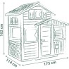 Smoby Life - Maison Friends House Evo - Moderne et spacieuse - Portill