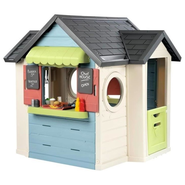 SMOBY Life - Maison Chef House - Maison theme cuisine et marchande - Nombreuses fonctions de jeu - Matiere recyclée - Des 2 ans SMOBY Life - Maison Chef House - Maison theme cuisine et marchande - Nombreuses fonctions de jeu - Matiere recyclée - Des 2 ans