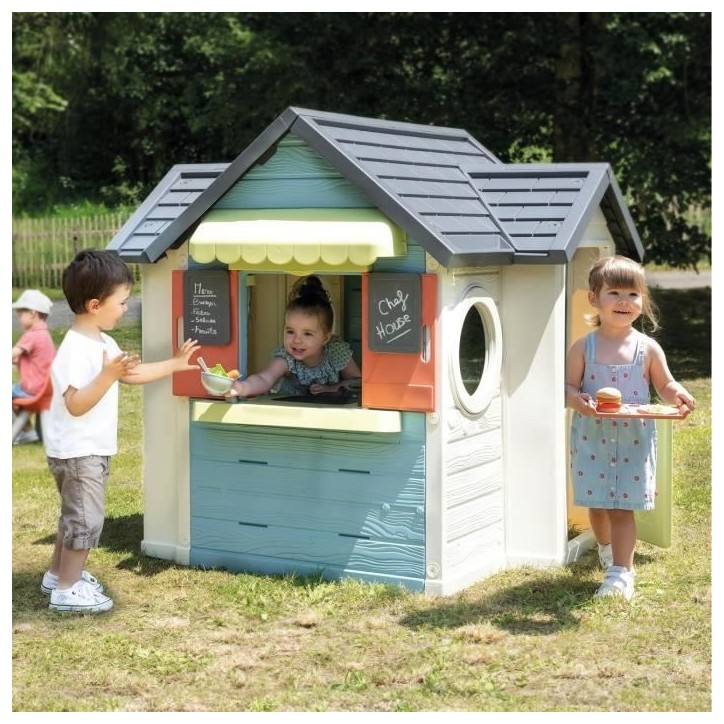 SMOBY Life - Maison Chef House - Maison theme cuisine et marchande - Nombreuses fonctions de jeu - Matiere recyclée - Des 2 ans SMOBY Life - Maison Chef House - Maison theme cuisine et marchande - Nombreuses fonctions de jeu - Matiere recyclée - Des 2 ans