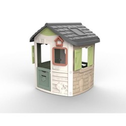 SMOBY Life - Maison Jura Lodge - Portillons a l'avant et a l'arriere -