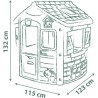 SMOBY Life - Maison Jura Lodge - Portillons a l'avant et a l'arriere -