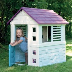 Maison La Reine des Neiges - Smoby - 1 portillon + 2 fenetres - Anti-U