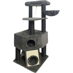 GUILY Arbre a chat stable - Idéal chats taille moyens - 50 x 50 x 141