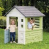 Smoby Life - Jolie Maison - Design Moderne - Portillon, Fenetres avec
