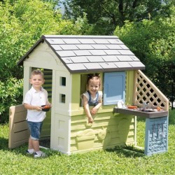 Smoby Life - Maison Pretty + Cuisine d'été - Plaque Grill et évier