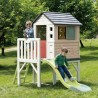 Smoby Life - Maison Pilotis avec toboggan - Nouveau colori - Plateform
