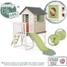 Smoby Life - Maison Pilotis avec toboggan - Nouveau colori - Plateform