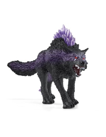 Figurine Loup des Ténebres SCHLEICH Eldrador 42554 - Violet - 14,5 x 5,5 x 9 cm